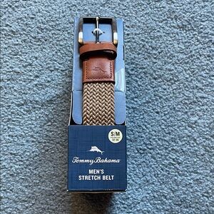 Tommy Bahama Men's Brown Woven Belt